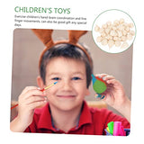 TEHAUX 30Pcs Wooden DIY Unfinished Wood Craft Mushroom Crafts for Kids Wooden Painting Crafts Figure peg Dolls Unfinished Wood Doll Wooden Mushrooms TEHAUX