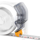 HOTO Self Lock Tape Measure, Retractable Measuring Tape, Precise Measurement, Great Stiffness, Shock Absorbent Base, Anti-Rust & Anti-Scratch, 10 Ft HOTO