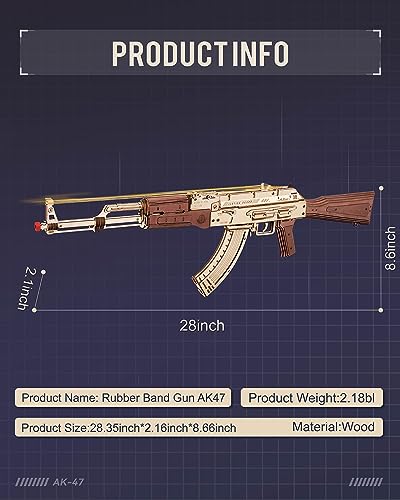 RoWood 3D Wooden Puzzles for Adults DIY 3D Puzzles Wooden Model Building Kit Creative Toy Wooden Kits Assembly Puzzles Unique Gifts for Kids&Adults RoWood