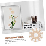 COHEALI 100pcs Pieces Wooden Slices for Centerpieces Crafts Small Flowers for Crafts Christmas Cutouts Craft Wood Slices Wooden Flowers for Crafts COHEALI