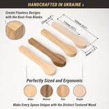 BeaverCraft BB3 Spoon Carving Kit Wood Carving Spoon Blank Wood for Whittling Unfinished Wood Blocks Carving Blanks Hobby Wood Carving Blocks Wooden BeaverCraft
