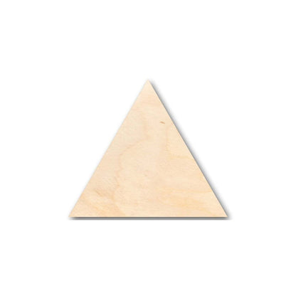 Unfinished Wood Triangle Shape - Craft - up to 24" DIY 8" / 1/8"