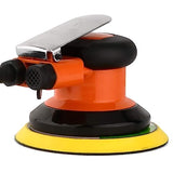 Professional Heavy Duty 5" Dual Action Random Orbital Sander, Pneumatic Palm Sander QIUMIN