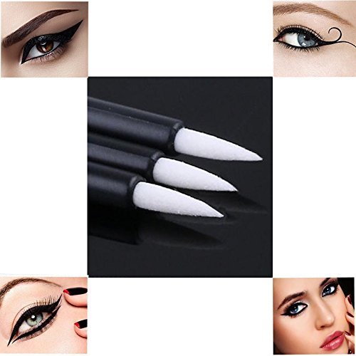 G2PLUS 100PCS Disposable Eyeliner Makeup Brushes Applicator Cosmetic Eye Wands Eyeliner Brush Applicator for Lip Liners, Eye Makeup, Eyelashes and - WoodArtSupply