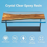 OcePor Epoxy Resin-38OZ, Crystal Clear Epoxy Resin Kit, No Yellowing No Bubble Art Resin Casting Resin for Art Crafts, Jewelry Making, Wood & Resin OcePor