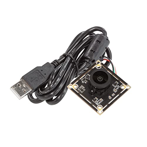 Arducam 12MP USB Camera Module, 4K@30fps Lightburn Camera with M12 Manual Focus Lens for Raspberry Pi, Windows, and Mac OS Arducam