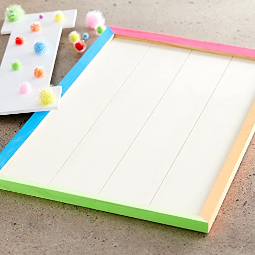 6 Pack: 17”; Unfinished Wood Rectangle Plaque by Make Market® Make Market