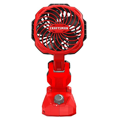 CRAFTSMAN V20 Cordless Personal Fan, Compact and Collapsible, Bare Tool Only (CMCE010B) Craftsman