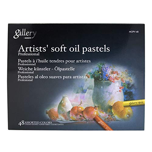 Mungyo Gallery Soft Oil Pastels Set of 48 - Assorted Colors - WoodArtSupply