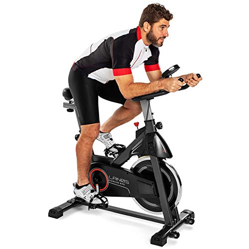 Lanos Exercise Bike, Stationary Bike for Indoor Cycling | The Perfect Exercise Bikes for Home Gym | Indoor Exercise Bike for Men and Women | Lanos