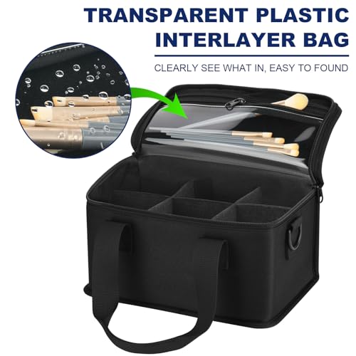 Acrylic Paint Organizer Paint Holder Bag with Handle and Shoulder Strap for Craft Hobby Paint Storage, Acrylic Paint Storage Craft Paint Storage, Homakover