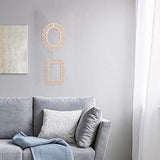 Healifty 6pcs Hollow Window Grille Pendant Wood Mirror Shape Cutout Blank Wood Cutout Blank Wood Ornament Home Decor Mini Craft Unfinished Wooden Healifty