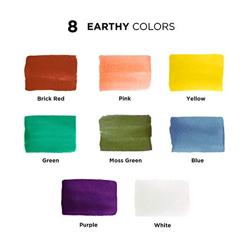 Chalkola Earth Special Bundle - 8 Earth 6mm + 5 White Variety Chalkola