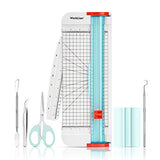 WORKLION Essential Tool Set Assorted: Vinyl Weeding Craft Basic kit and 12 inch Paper Cutter for Weeding Vinyl & Cricut & Silhouettes & Cameos & WORKLION