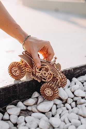 Wood Trick Quad Bike 3D Wooden Puzzles for Adults and Kids to Build - Rides up to 30 ft - Wooden Model Car Kits to Build for Adults - Model Kits for Wood Trick