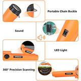 XPSGOLD Metal Detector Pinpointing,Waterproof Pinpointer 360 Degree Search Gold&Treasure Finder with Belt Holster &LED Indicator& Buzzer Vibration, XPSGOLD