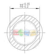 Steel Face Plate 1"-8 Threaded for Wood Lathe Turning (3") ONESTEP-TOOLS