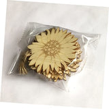 TOPPERFUN 10pcs Log Slices Wood Ornaments Wood Cutouts to Paint Wood DIY Crafts Wood Cutout Shapes Unfinished Wood Slice Wood Cutouts for Crafts TOPPERFUN