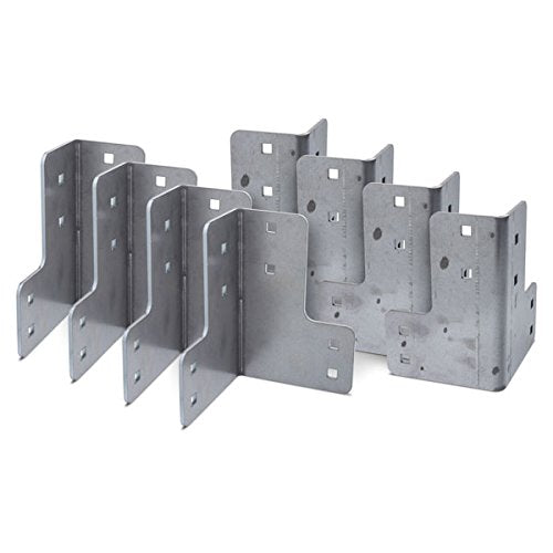 Eastwood 8 Pieces Steel Work Bench Brackets | 3/16 inch Heavy Gauge Steel Workbench Supports | DIY Heavy Duty Craft Table | Work Benches for Garage | - WoodArtSupply