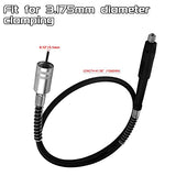 TOVOT 42 Inch Flexible Shaft Rotary Tool with 1/8 Chucks Flexible Rotary Drill Tool TOVOT