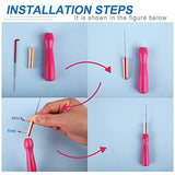 UOOU Needle Felting Kit for Beginners, Wool Felting Kit with 6 Pcs Colorful Needle Felting Needles and Instructions, Wool Felting Supplies for UOOU