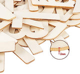 3" Wooden Letters - 78 Pcs Wood Alphabet Letters for Crafts Wood Letters Sign Decoration Unfinished Wood Letters for Letter Board/Wall ilauke