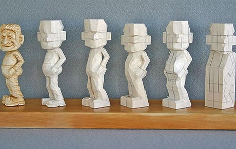 JOIKIT 15 Pack 6 x 2 x 2 Inches Basswood Carving Blocks, 15x5x5cm Unfinished Soft Wooden Carving Blocks, Kiln Dried Whittling Blocks Natural Craft JOIKIT