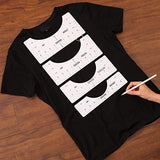 Mr. Pen- Tshirt Ruler, 4 pcs, Tshirt Alignment Tool, Shirt Ruler for Vinyl Alignment, Ruler for Children Youth Adult, Heat Press Accessories, Tshirt Mr. Pen