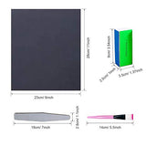 Woohome 17 PCS Resin Casting Tools Set, 3 Style File, Sand Papers, Polishing Blocks, Polishing Cloth, Scissors, Brushes for Jewelry Making Supplies, Woohome