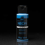 FolkArt Neon Glow Acrylic Paint Set, 2 oz, 8 Fl Oz FolkArt
