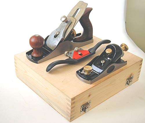 New 3 Piece Woodworking Set - Block Plane,Smoothing Plane & Spokeshave - Carpenters Kit AI