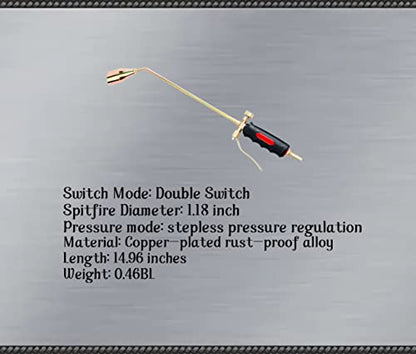 Propane torch can be used for a variety of purposes - Adjustable Flame. It has a 4-foot-long hose, and it can also be used as a torch kit for a - WoodArtSupply