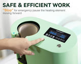 GO2CRAFT Auto Seamless Tumbler Heat Press Machine for Full Print, Automatic Rotation Advanced Cup Heat Press with Fast & Even Heating, 4 Memory Modes GO2CRAFT