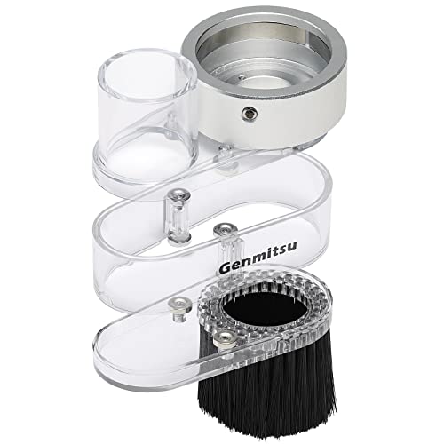 Genmitsu CNC ABS Dust Shoe for CNC Machines with a 52mm Diameter Motor, fits Most 300W-500W Spindle Motors, Hose Adapter Outer Diameter 38mm (1.5″), Genmitsu