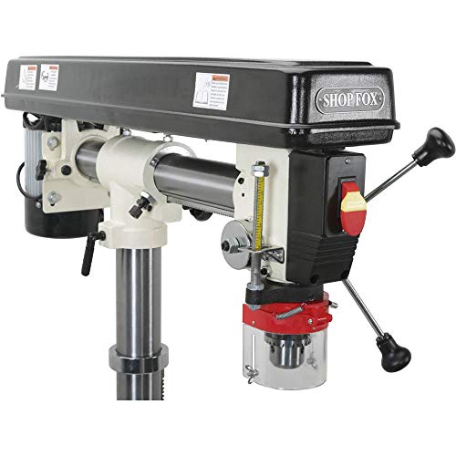 SHOP FOX W1670 1/2-Horsepower Floor Radial Drill Press - WoodArtSupply