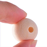 FXSALE 1000pcs 10mm Wood Beads Unfinished Natural Wooden Spacer Beads Round Ball Wood Loose Beads for DIY Craft Jewelry Bracelet Necklace Making FXSALE