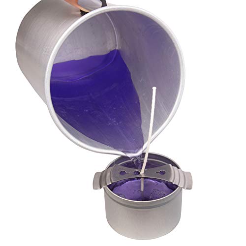 iDIY Scented Candle Making Supplies Kit (Large 55 Piece Set) -Includes 4 lb All Natural Soy Wax Chips, 12 Tins, Scents, Coloring, Wicks, Thermometer, DIY by Maddie Rae