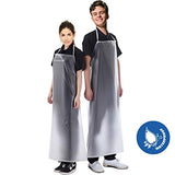 Waterproof Plastic Apron Transparent PVC, Keeps You Clean and Dry When Dishes Washing Kitchen Cooking Lab Work Butcher Dog Grooming Cleaning Fish Younber