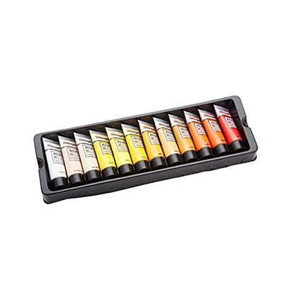 KINGART 500-48 PRO Artist Quality 48 Pc. Acrylic Paint Set, 22ml (0.74oz) Tubes, Set of 48 Unique, Highly Pigmented Colors - WoodArtSupply