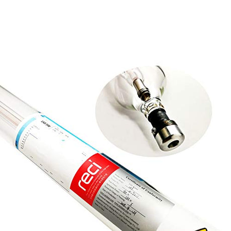US Stock RECI W6 CO2 Laser Tube 130W (Peak 160W) 1650mm Dia. 80mm with 10000h MTTF for CO2 Laser Engraving Cutting Machine MCWlaser