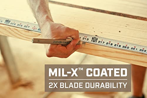 Spec Ops Tools 25-Foot Tape Measure, 1 1/8" Double-Sided Blade, Military-Grade Composite Case, 3% Donated to Veterans, Spec Ops