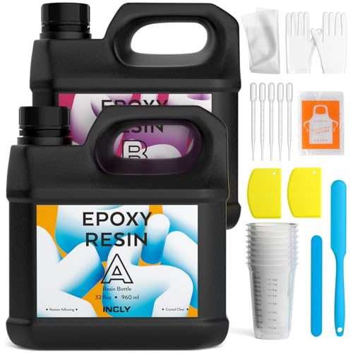 Deep Pour Epoxy Resin 3 Gallon Kit, 2 to 4 Inch Depth Deep Pour