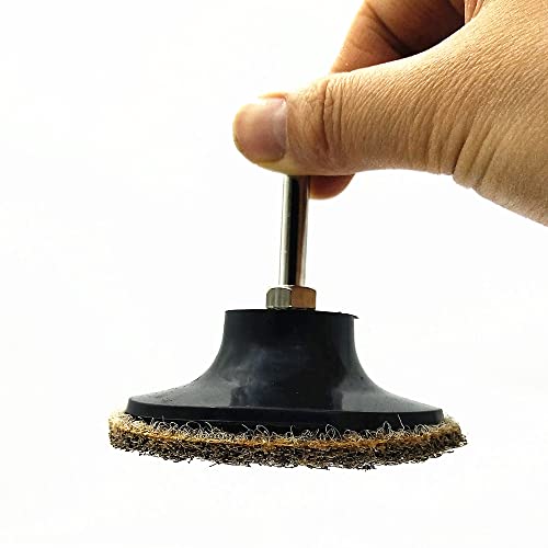 25pcs 3 Inch Sanding Disc Non-Woven Aluminum Oxide Abrasive Coarse Grit Surface Conditioning Quick Change Discs for Die Grinder Polishing Rust Paint Banmo Abrasive