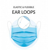 TATUBE 50Pcs Mouth, Disposable Face Mask for Unisex Outdoor, Protection Anti Dust Mask TATUBE