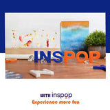 32 fl.oz Craft Epoxy Resin and Hardener Kit, Crystal Clear, Food Safe & Low Odor, Bubble Free, High Hardness for Casting (Deep Pour) and Art, Wood, INSPOP