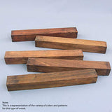 Legacy Woodturning, Cocobolo Wood Turning Blank, 1 1/2" x 1 1/2" x 12", 5 Pack Legacy Woodturning