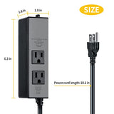 Etoolcity Automatic Vacuum Switch, Dust Collector Switch for Power Tools, Auto Delay Vacuum On to Prevent Circuit Overload, Delay Vacuum Off for Etoolcity