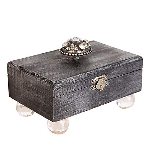 Darice Unfinished Wood Craft Box – Light Unfinished Wood with Clasp – Make Your Own Gift Box, Jewelry Box, Photo Box - Decorate with Paint, Ribbon,