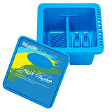 MyLifeUNIT Paint Brush Cleaner, Paint Brush Holder and Organizers for Acrylic, Watercolor, and Water-Based Paints (Blue) MyLifeUNIT