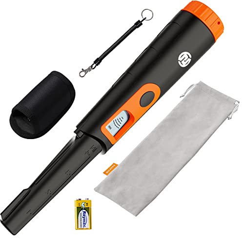 SUNPOW Metal Detector Pinpointer for Adults & Kids, Fully Waterproof, 360°Detection Handheld Pin Pointer Wand with LCD Screen, 3 Modes (Buzzer, - WoodArtSupply